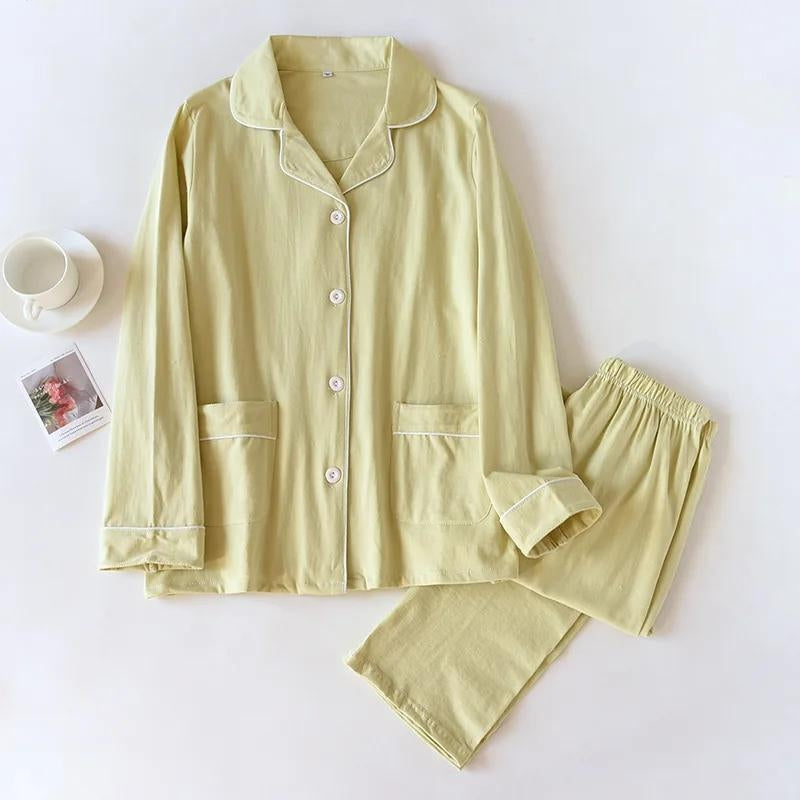 Ensemble corda style pyjama en matière coton pour couple