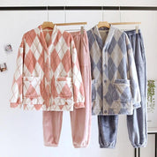 Pyjama couple carreaux