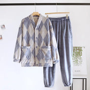 pyjama carreaux couple