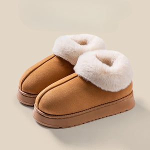 Chaussons boots marron