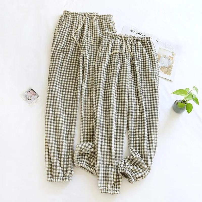 bas de pyjama carreaux femme