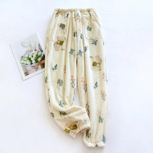 Bas de pyjama femme motifs animaux