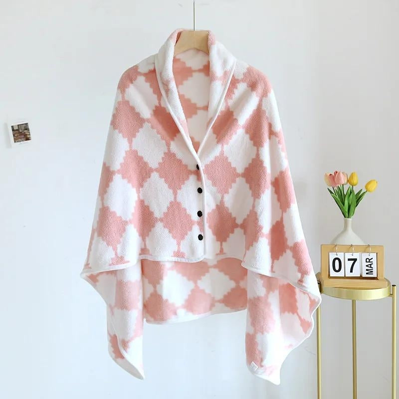 Cape polaire d'intérieur femme