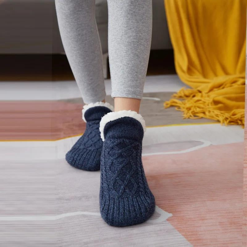 chaussettes chaussons antidérapantes