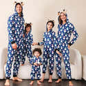 Pyjama Famille Noël Une Pièce - Combinaison Capuche Renne | Coton Doux, Pour Parents Et Enfants, Fêtes Et Photos - 7