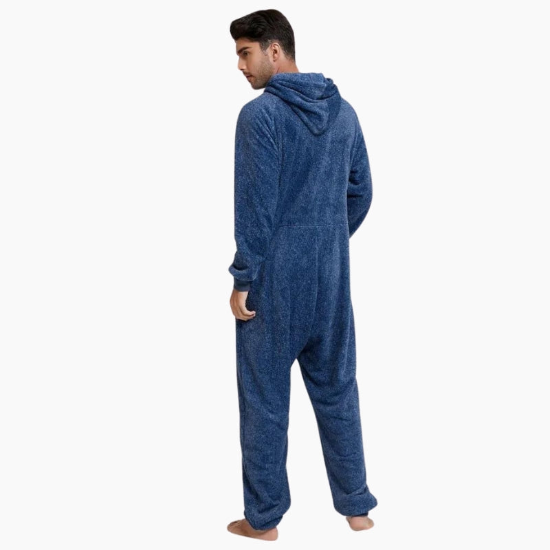 Combinaison pilou pilou homme bleu marine