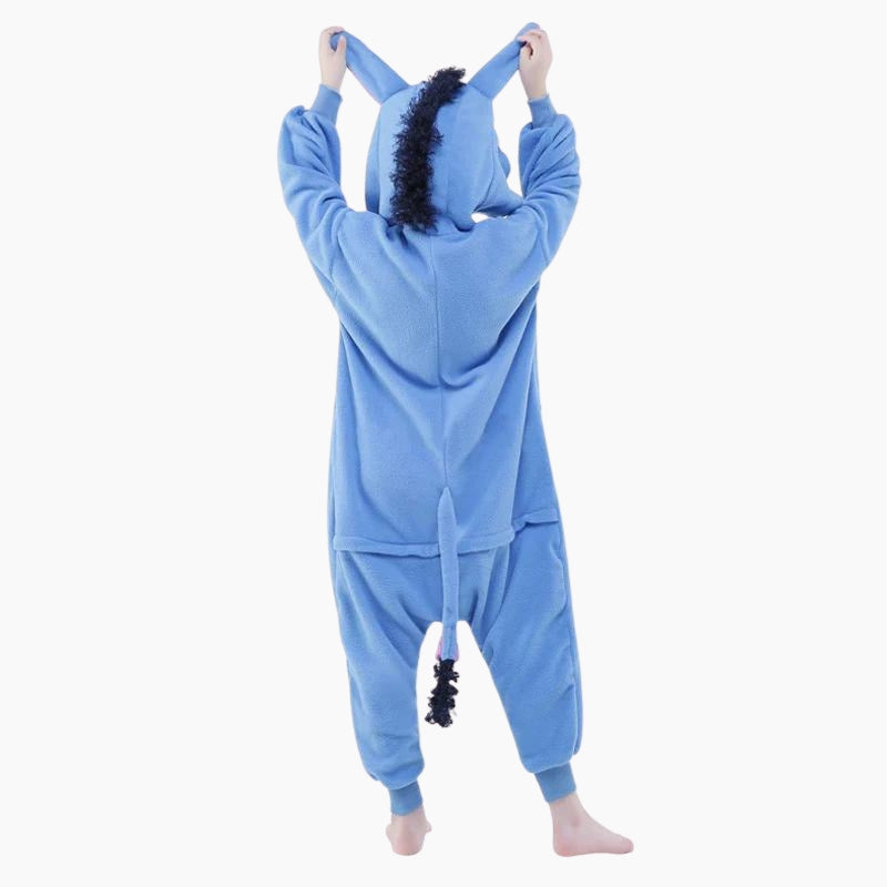 Combinaison pyjama mixte style bourriquet pour enfant