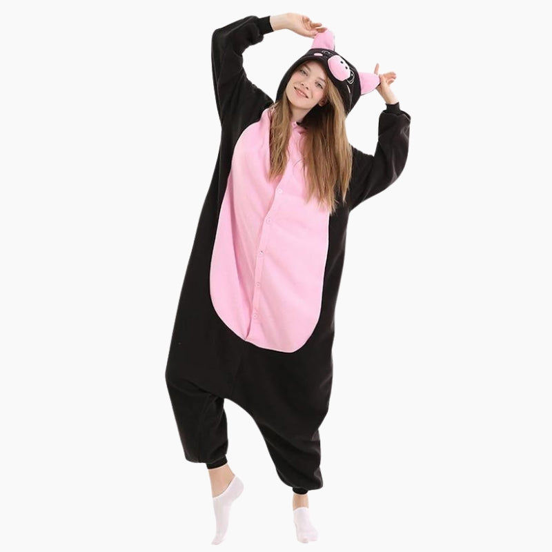 Combinaison pyjama cochon