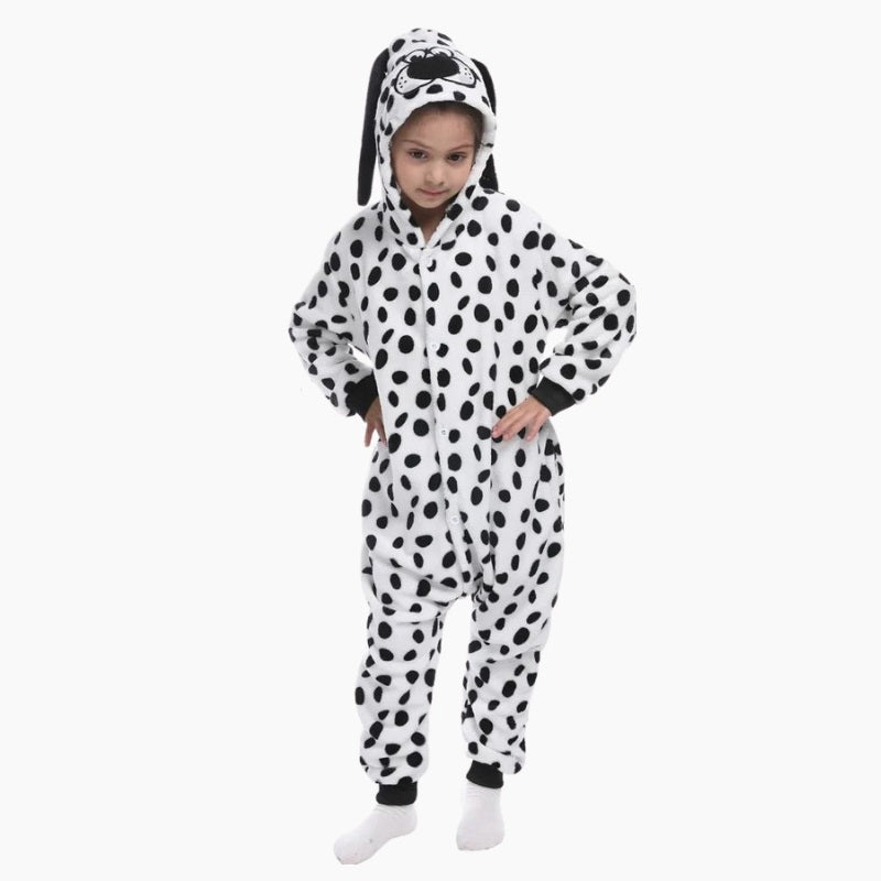 Combinaison pyjama dalmatien enfant