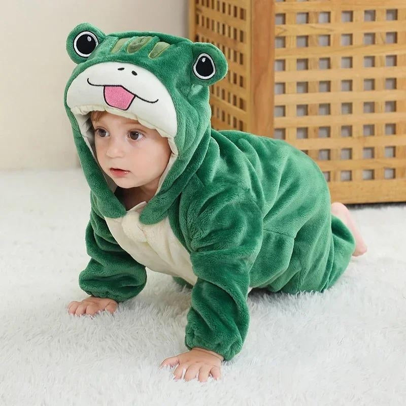 Combinaison pyjama grenouille bébé