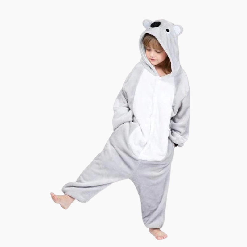 Combinaison pyjama mixte style koala pour enfant