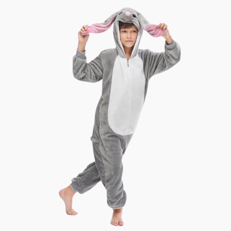 Combinaison pyjama lapin enfant