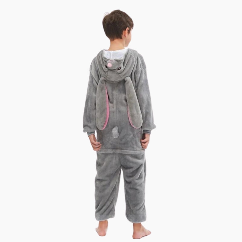 Combinaison pyjama mixte style lapin pour enfant