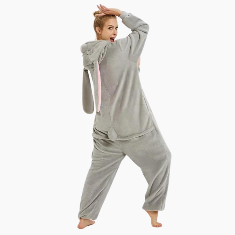 Combinaison pyjama lapin femme
