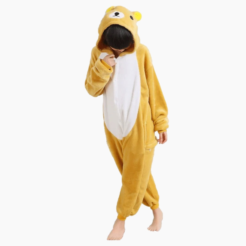 Combinaison pyjama ourson enfant
