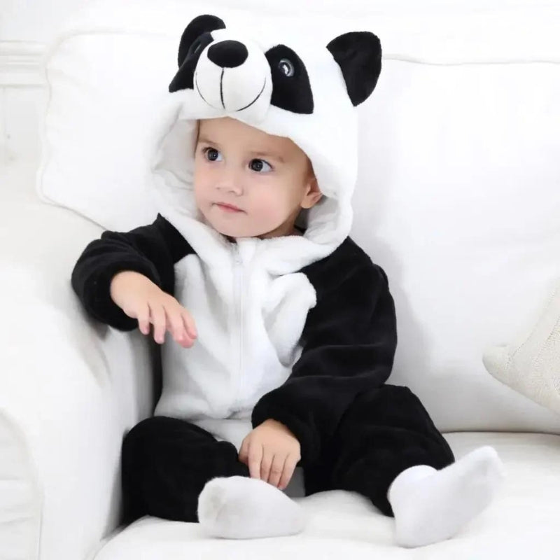 Combinaison pyjama panda bébé