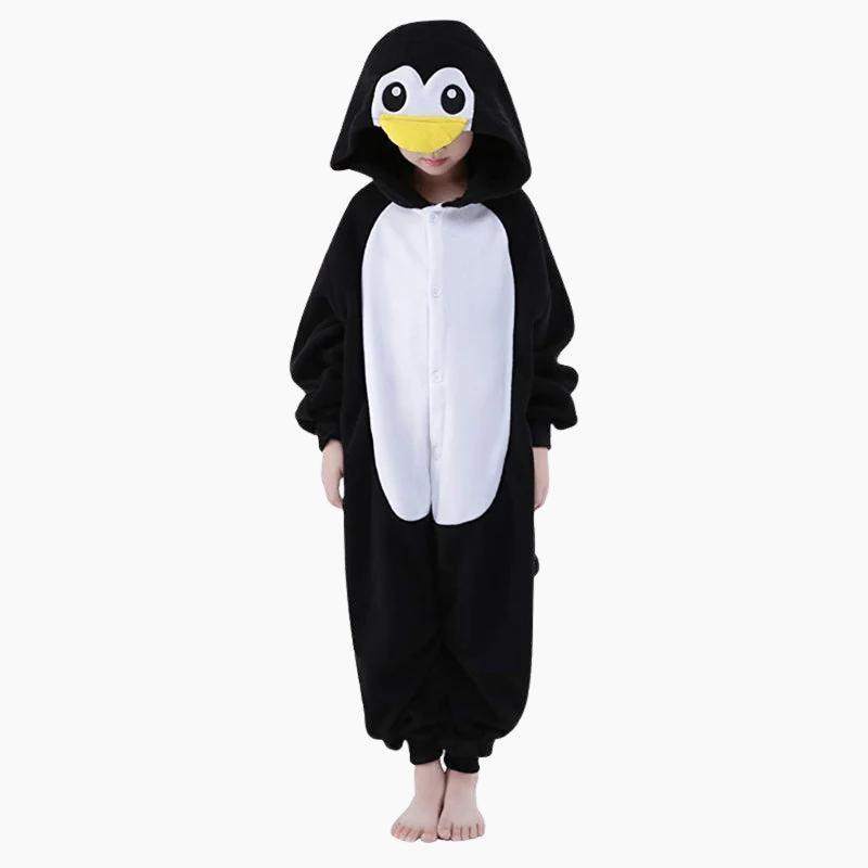 Combinaison pyjama pingouin enfant