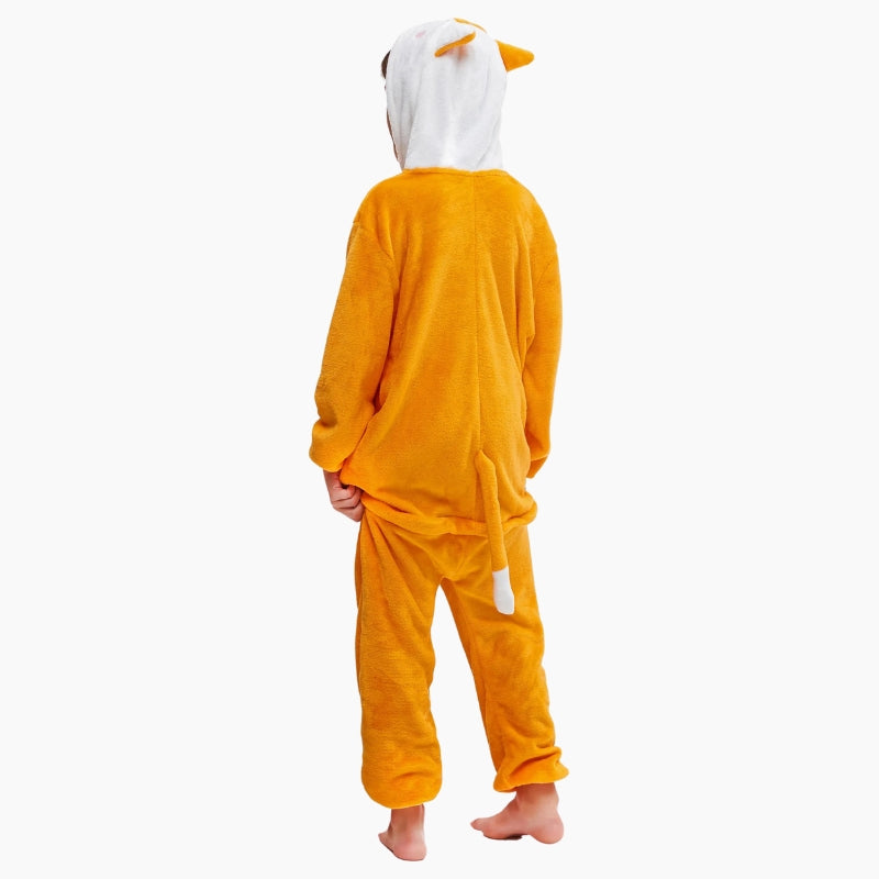 Combinaison pyjama mixte style renard pour enfant