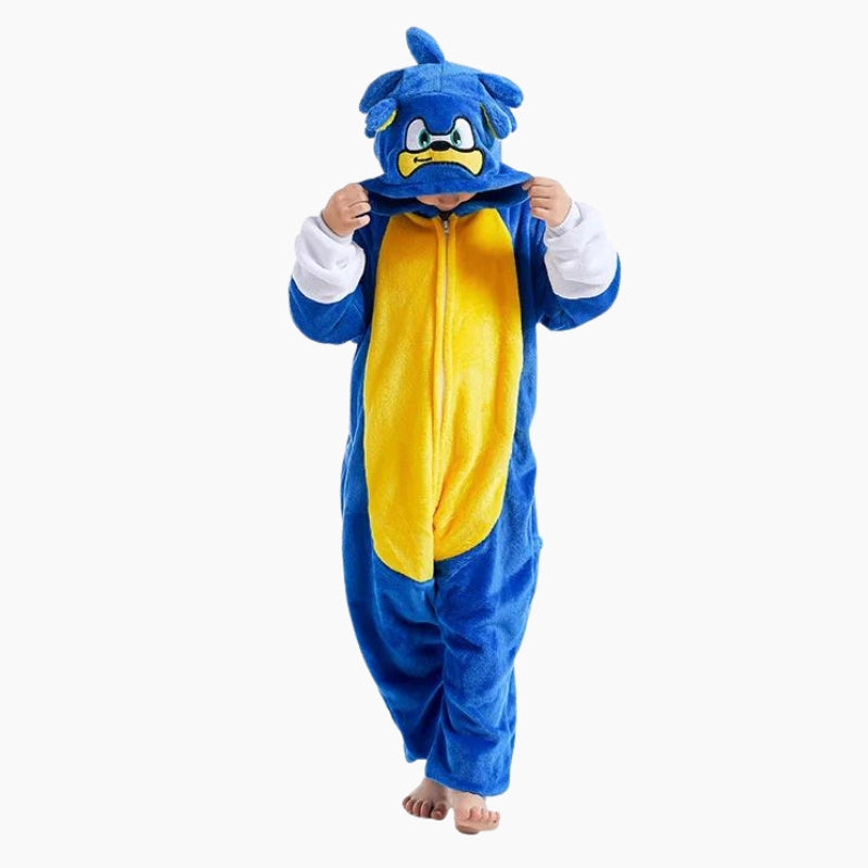 Combinaison pyjama Sonic enfant