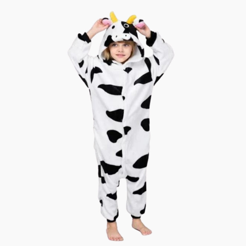 Combinaison pyjama vache enfant