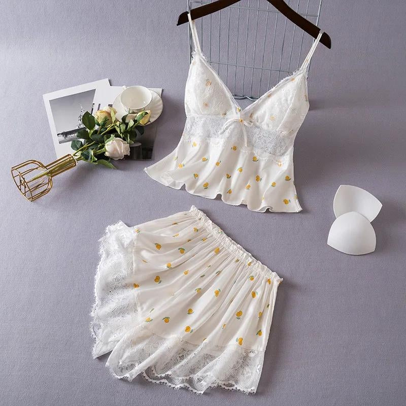 déshabillé blanc dentelle