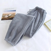 Ensemble de joggings style pyjama en matière polaire pour couple