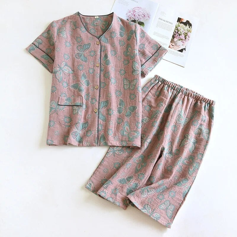 short pyjama femme coton 