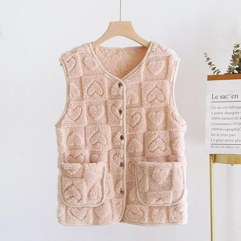 Gilet pyjama femme rose
