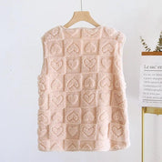 Gilet pyjama pour de couleur rose pour femme