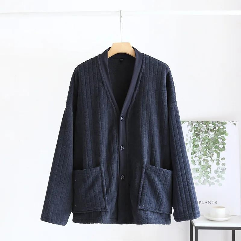 Haut de pyjama homme, pyjama homme haut de gamme, gilet pyjama homme