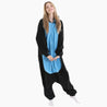 Kigurumi mixte bleu et noir style chat, kigurumi pyjama chat homme et femme