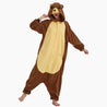 Kigurumi mixte marron et beige style ours