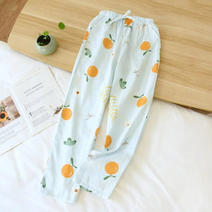 Pantalon pyjama femme motifs fruits