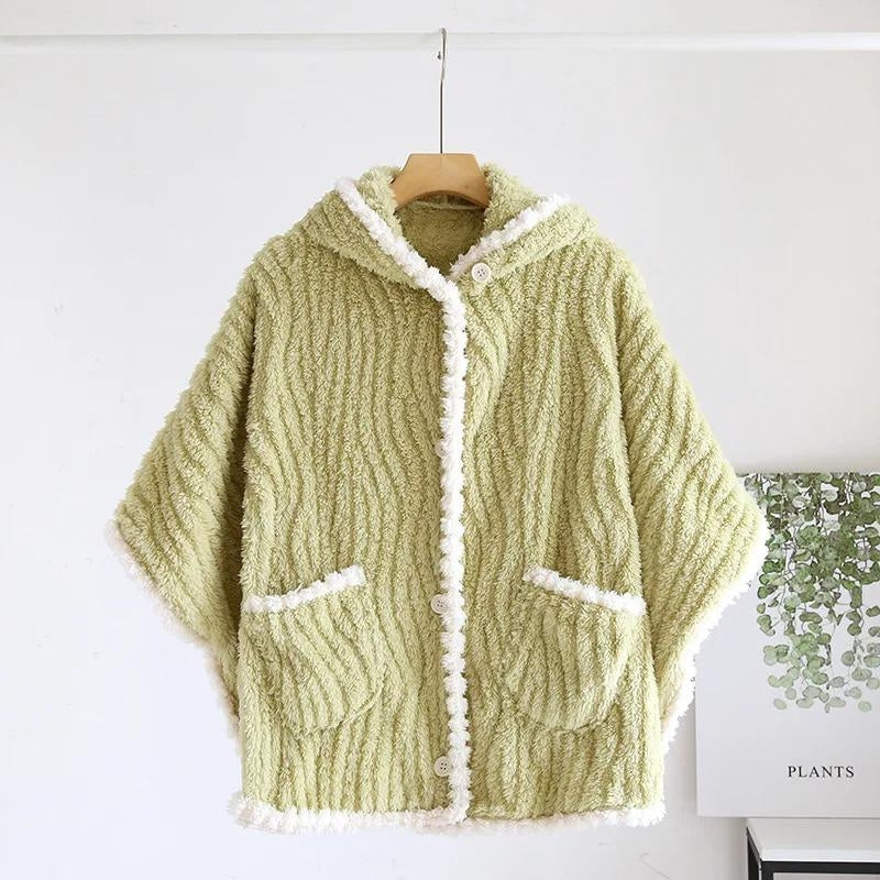 Poncho polaire femme pyjama