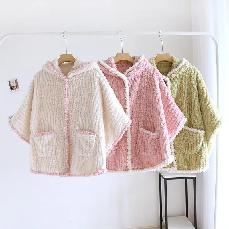 poncho polaire pyjama