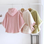 poncho pyjama polaire