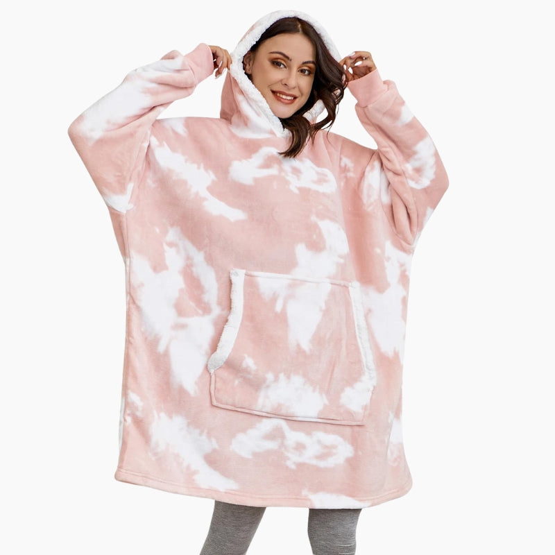 pull plaid femme gifi, pull plaid kit cocooning femme, pull plaid kit cocooning hiver