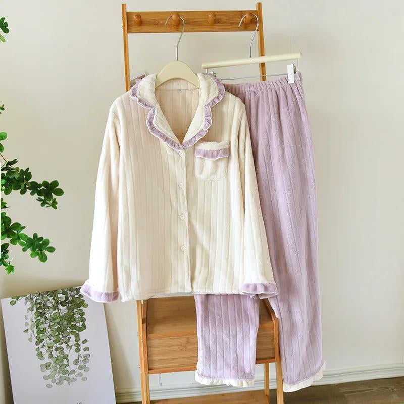 Pyjama boutonné femme