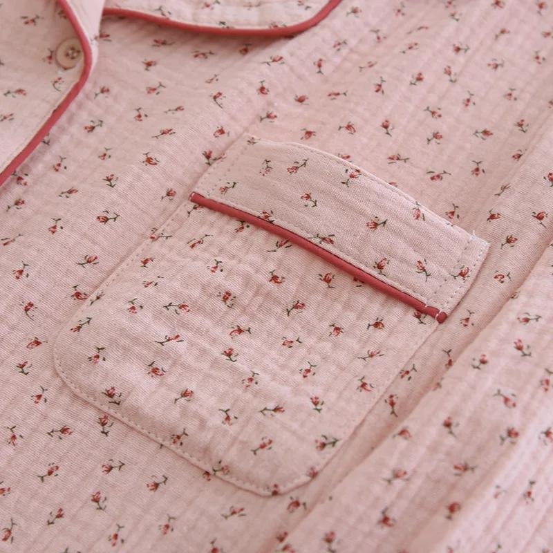 pyjama court femme coton