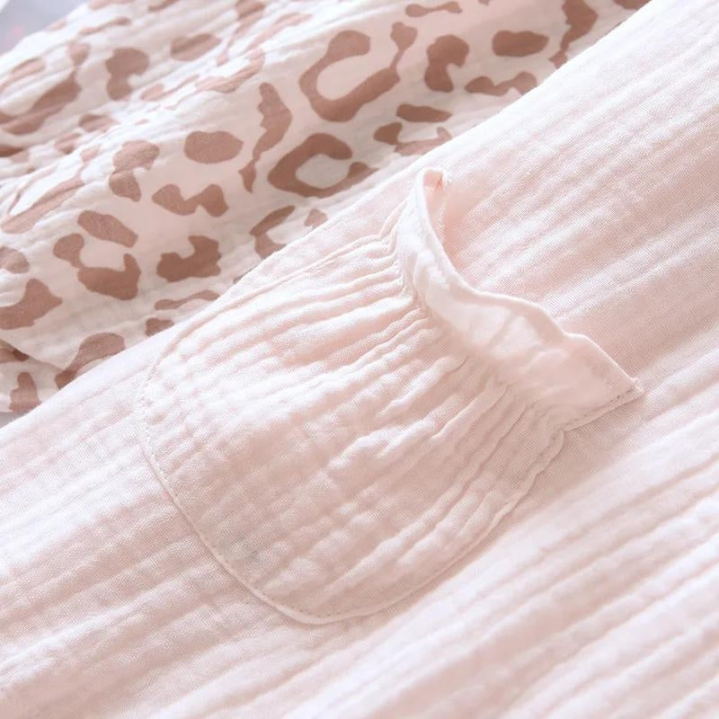 pyjama en gaze de coton femme