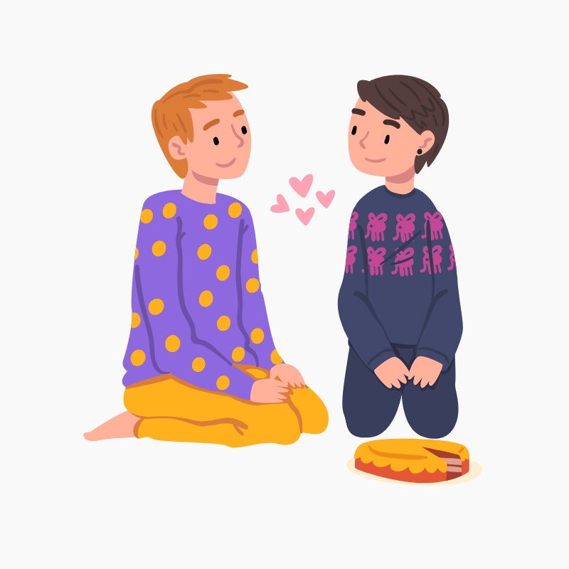 pyjama couple