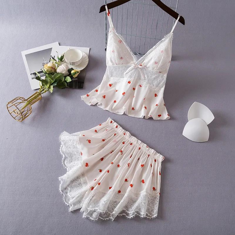 dentelle pyjama femme