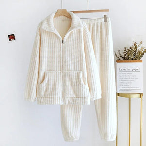 Pyjama en pilou blanc