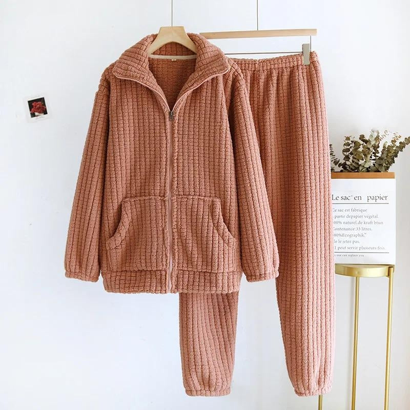Pyjama en pilou orange