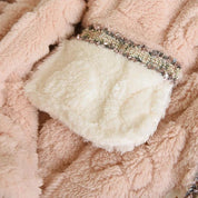 Pyjama en pilou rose motifs coeurs