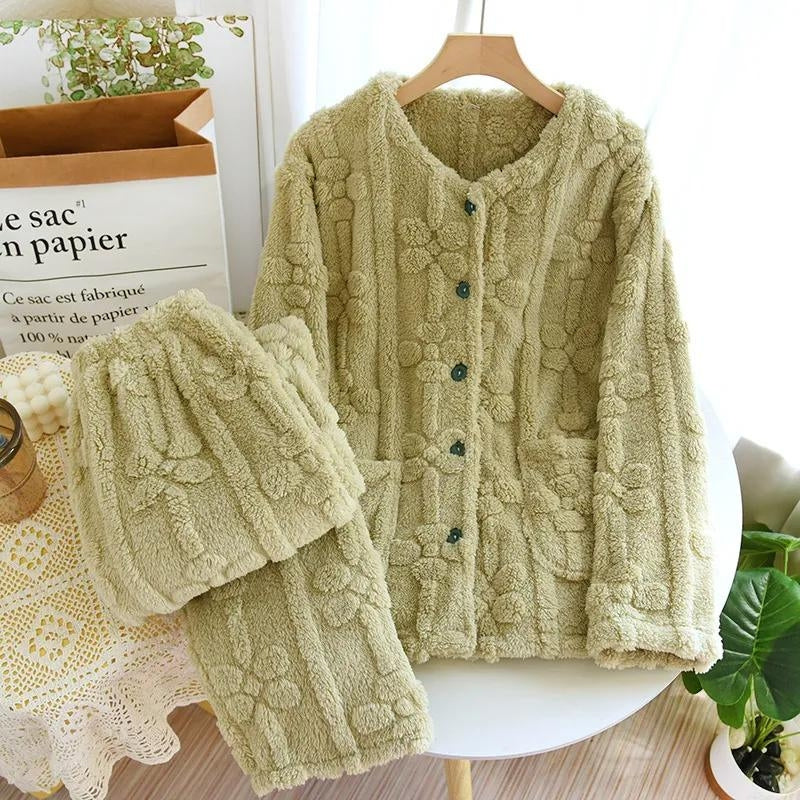 Pyjama éponge femme