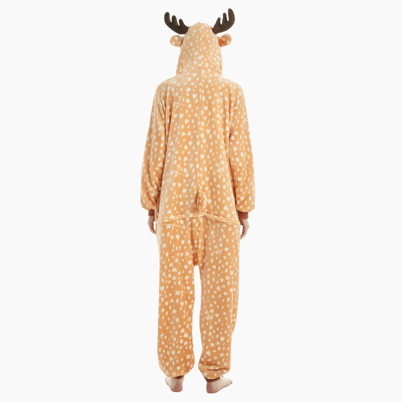Pyjama grenouillère mixte style renne