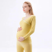 Pyjama grossesse jaune