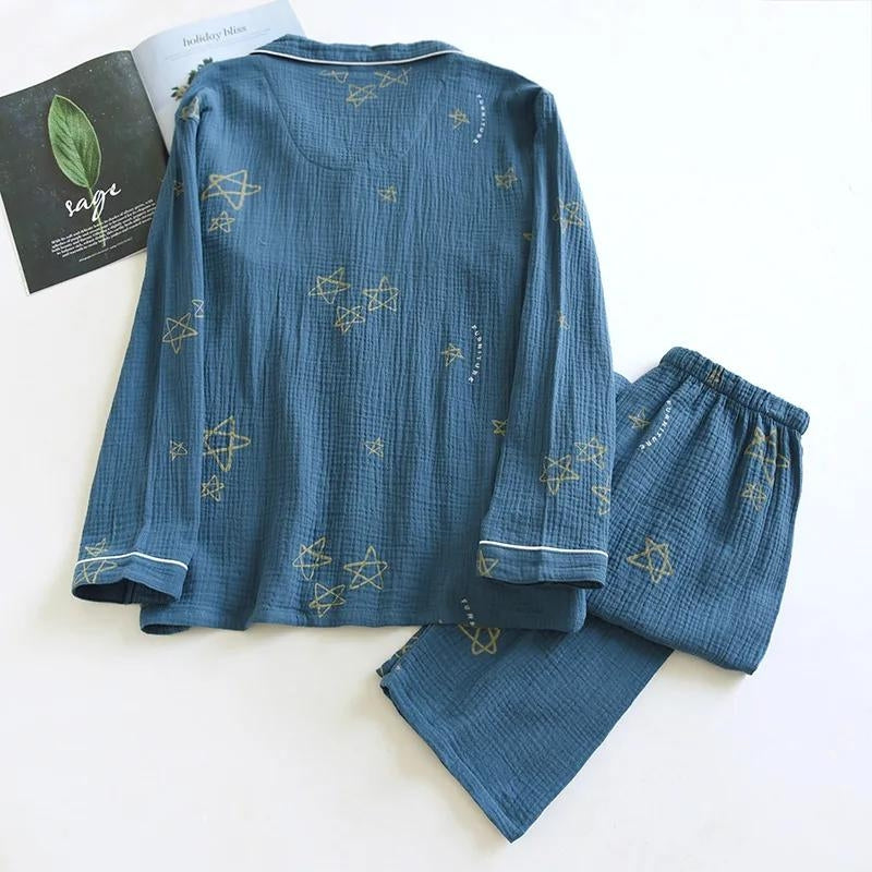 coton hommes ensembles de pyjama