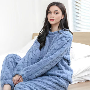 Pyjama hiver bleu